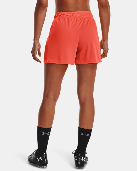 Women's UA Challenger Knit Shorts, Orange, pdpMainDesktop image number 1